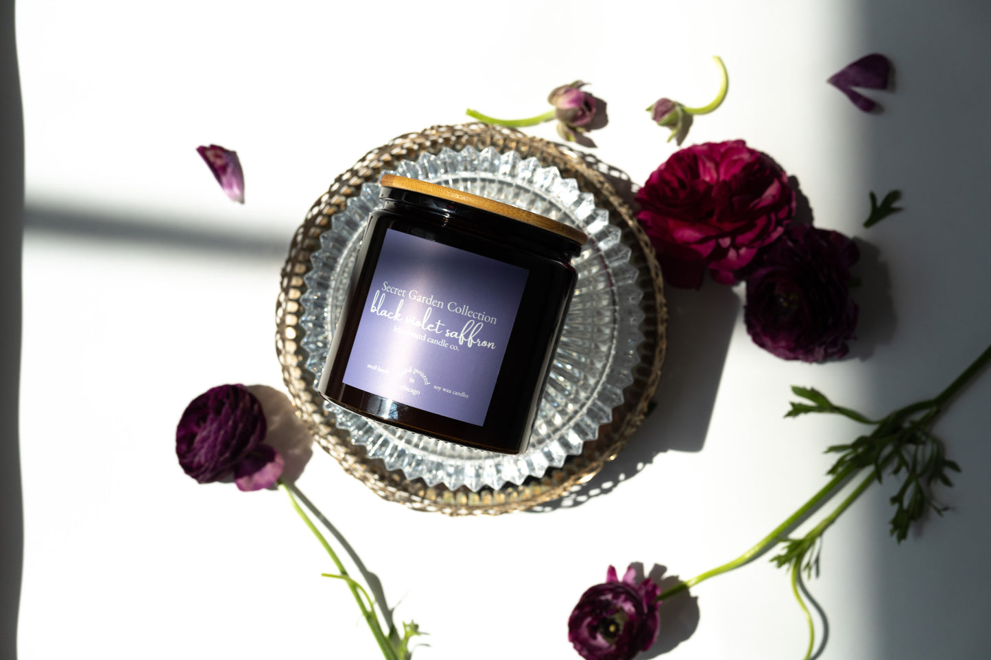 Secret Garden Collection: Black Violet and Saffron