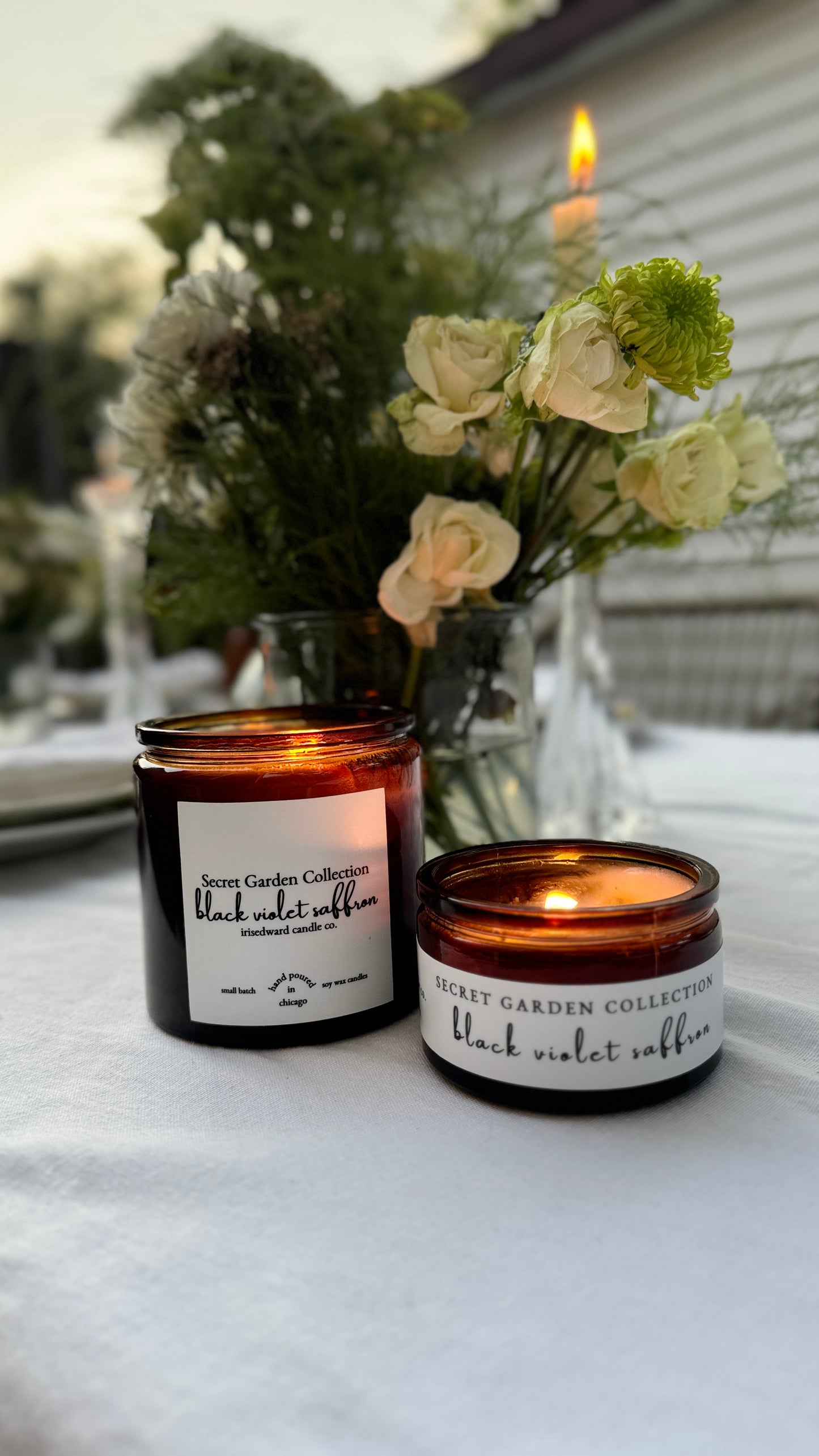 Secret Garden Collection: Black Violet and Saffron
