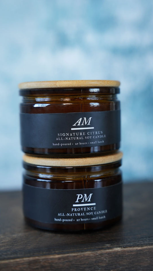 AM & PM Routine Candle Set