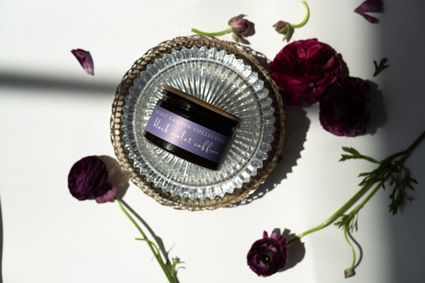 Secret Garden Collection: Black Violet and Saffron