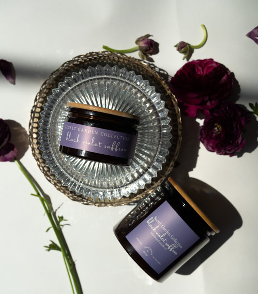 Secret Garden Collection: Black Violet and Saffron